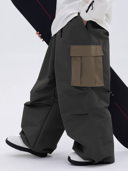 Womens Waterproof Loose-fitting Outdoor Ski Pants