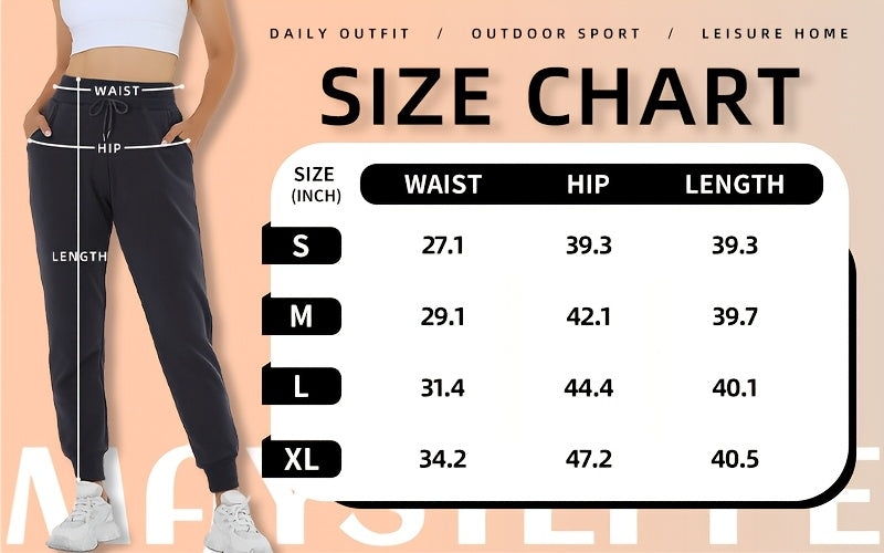 Women's Fleece Sweatpants Jogger Fleece Pants With Drawstring Waist, Boyfriend Style, Long, Solid Color, Slightly Stretchy Fabric