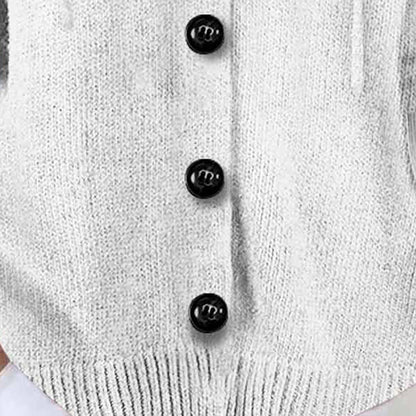 Women's Button Down Hoodie Cardigan, Long Sleeve Open Front Sweater Coat For Fall Winter