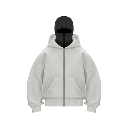 Men's And Women's Double-headed Zipper Hoodie