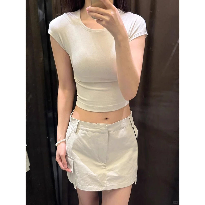 Sweet And Spicy Off-shoulder Cropped Top