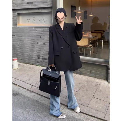 Relaxed Casual All-match Regular-shoulder Blazer