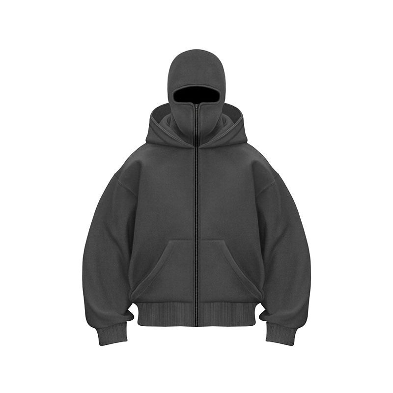 Men's And Women's Double-headed Zipper Hoodie