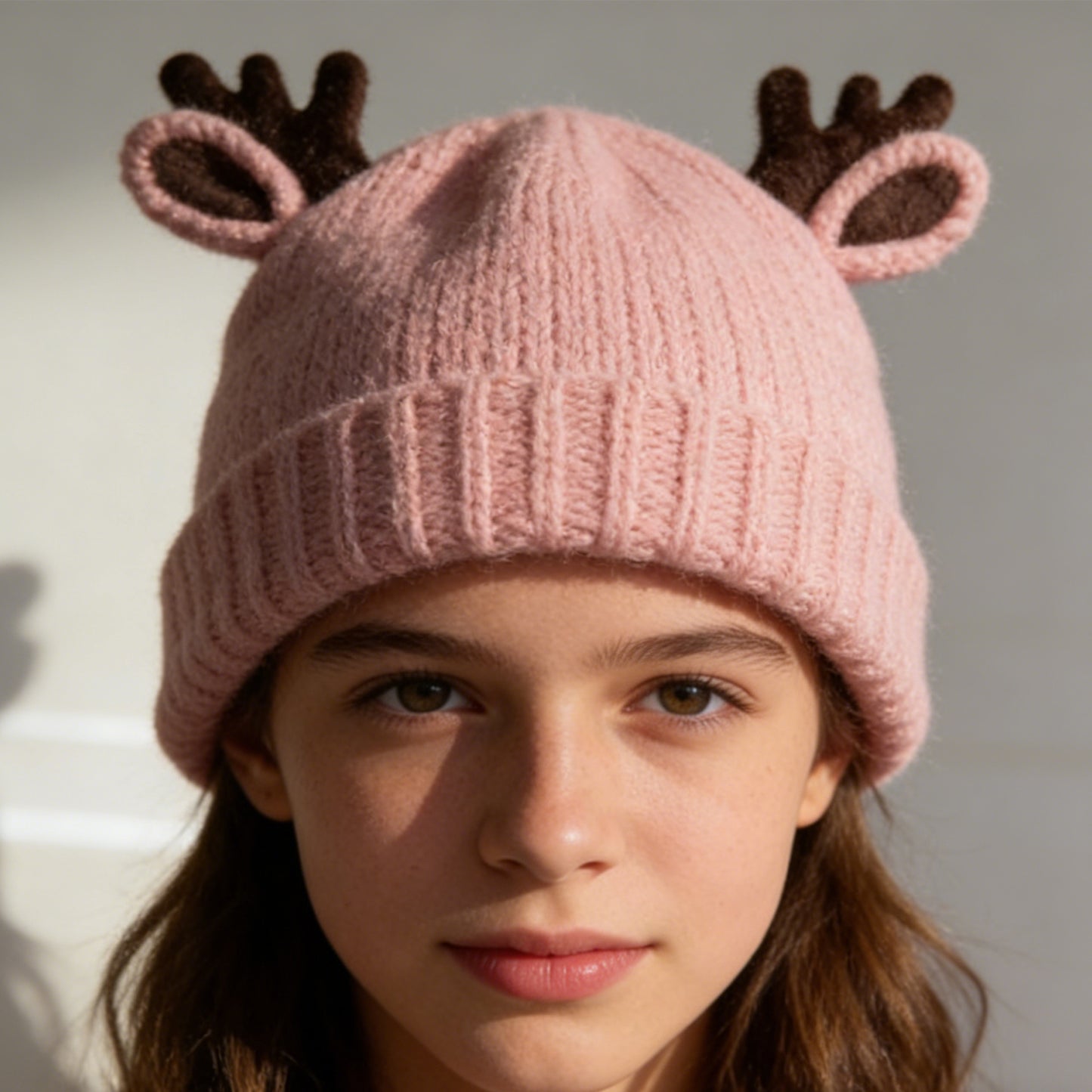 Antler Kids Bucket Hat-Pink 4969