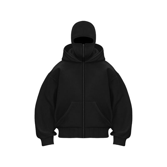 Men's And Women's Double-headed Zipper Hoodie