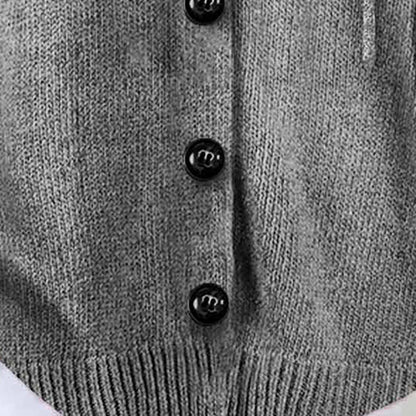 Women's Button Down Hoodie Cardigan, Long Sleeve Open Front Sweater Coat For Fall Winter