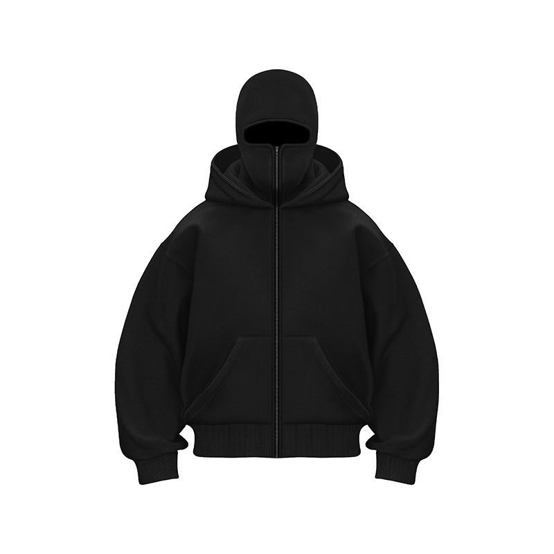 Men's And Women's Double-headed Zipper Hoodie