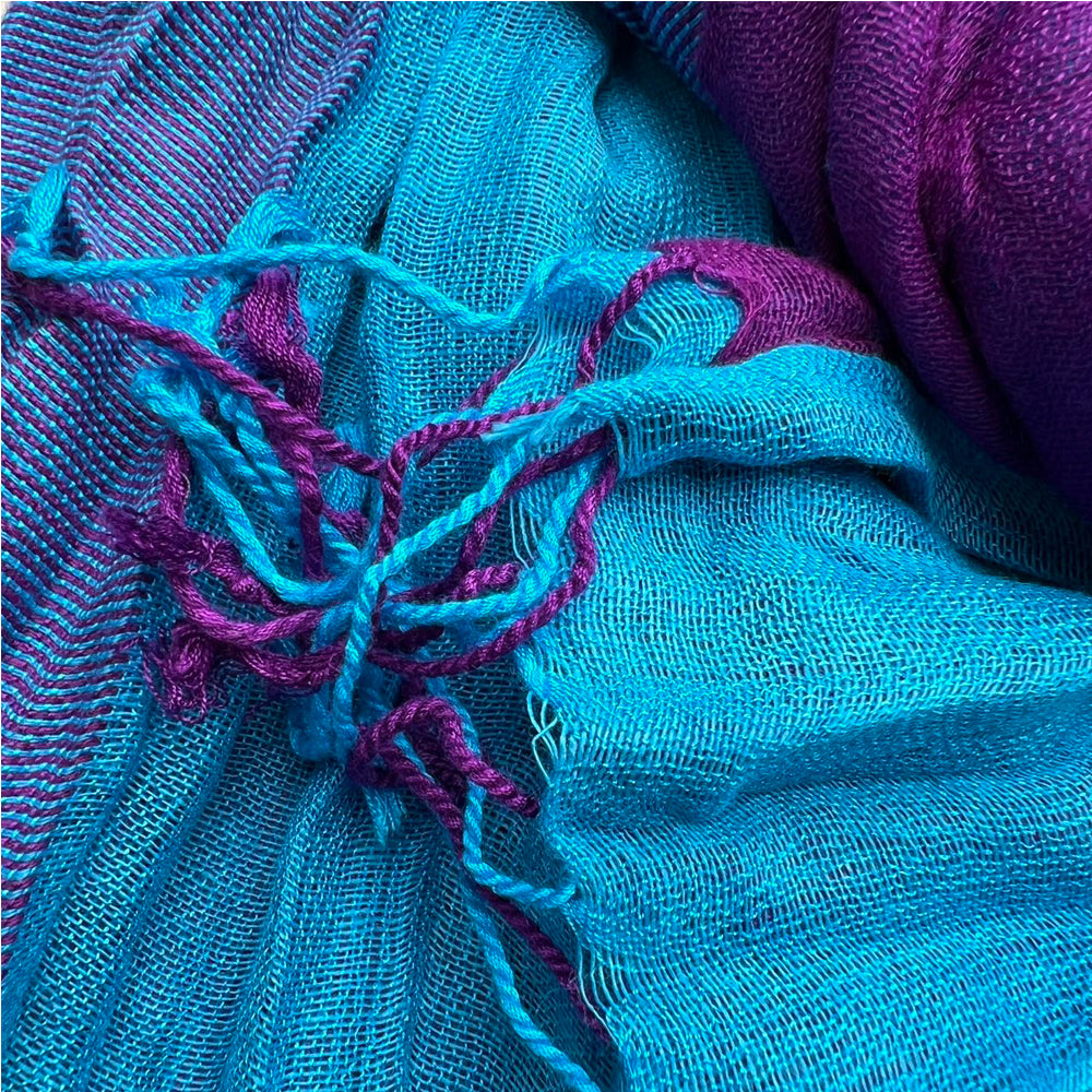 Sky Blue Dyed Crinkle Scarf,vacation,daily Life,evening Party,Office Appropriate Subtlety For Women Men,for Casual Outfits